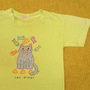Vintage 90s cat t-shirt San Diego